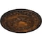 Ekena Millwork Sydney Ceiling Medallion (Fits Canopies up to 5 3/4"), Hand-Painted Rust, 27 3/4"OD x 2"P CM27SYRUS - alternate 2